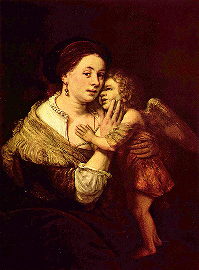 Venus und Amor Rembrandt